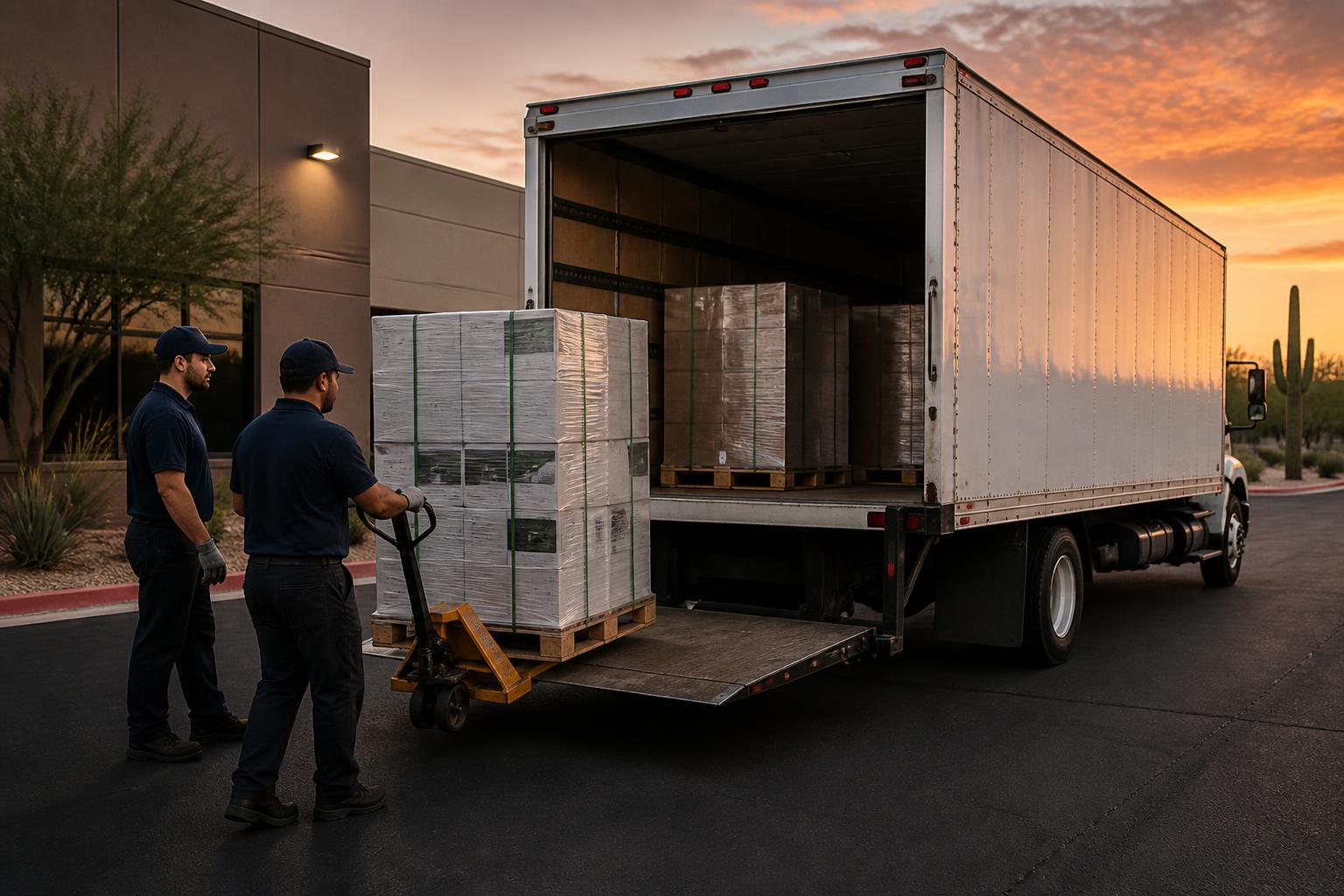 Electronics pickup at an Arizona business